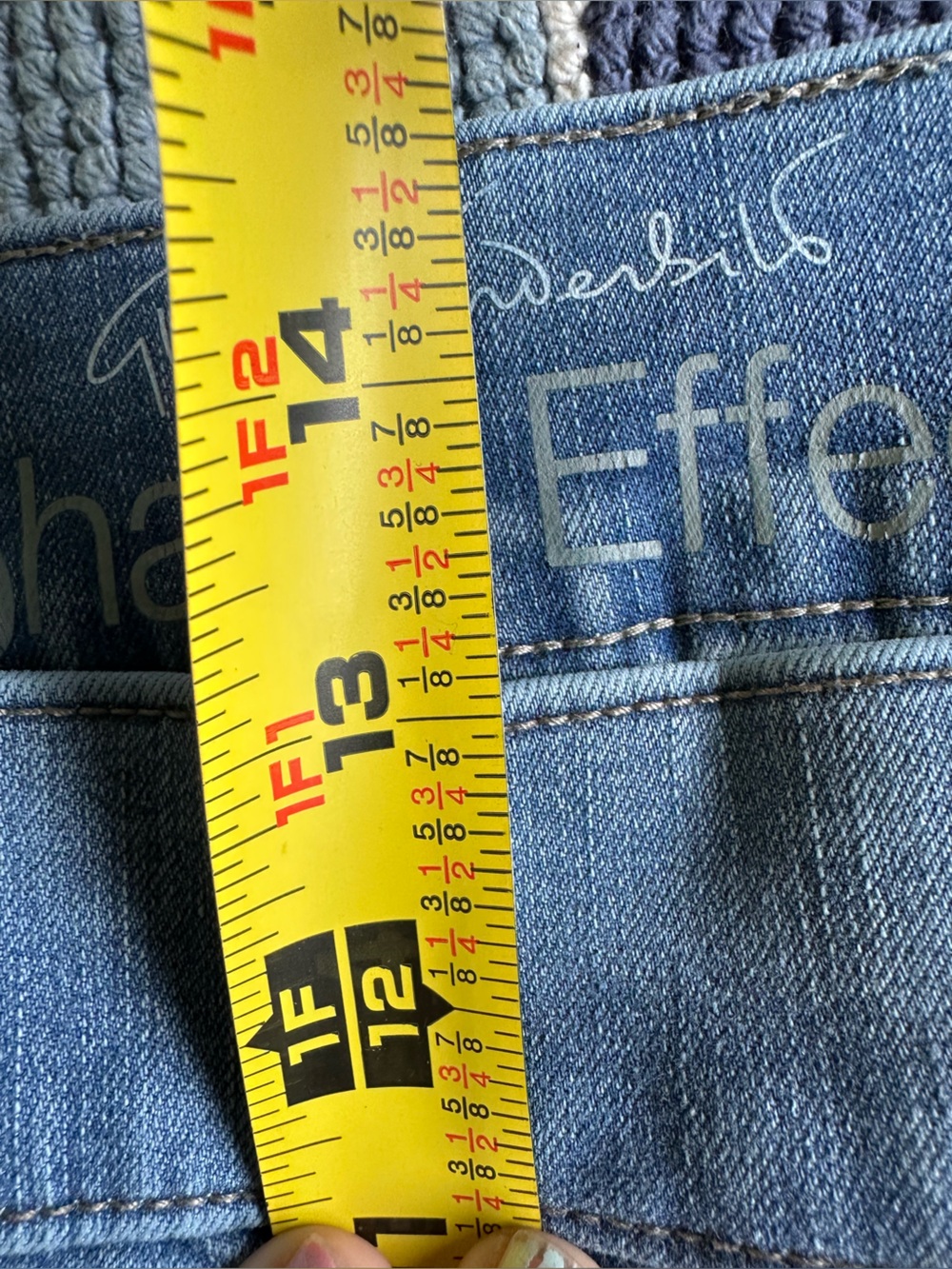 ๐ Gloria Vanderbilt Shape Effect Pull On Flare Jeans Light Wash 16W - Picture 7 of 9